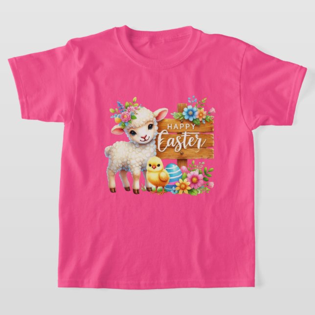 Camiseta Fun Happy Easter lamb (Distribución)