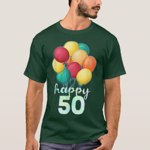 Camiseta Fun Happy Globos de 50 años de edad