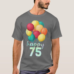 Camiseta Fun Happy Globos de 75 años de edad