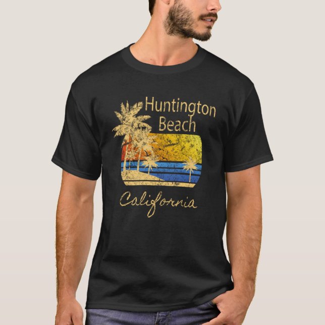 Camiseta Fun Huntington Beach CA Beach Graphic (Anverso)