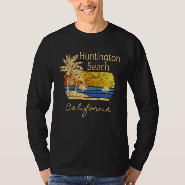Camiseta Fun Huntington Beach CA Beach  Graphic (Anverso)