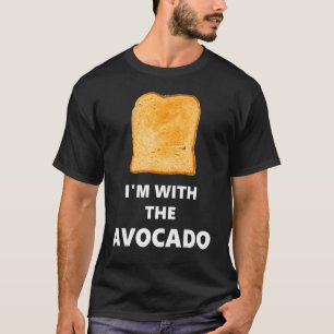 Camiseta Fun I'm with the Avocado Toast Halloween Costume