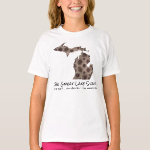 Camiseta Fun Lake Michigan Great State petoskey rock
