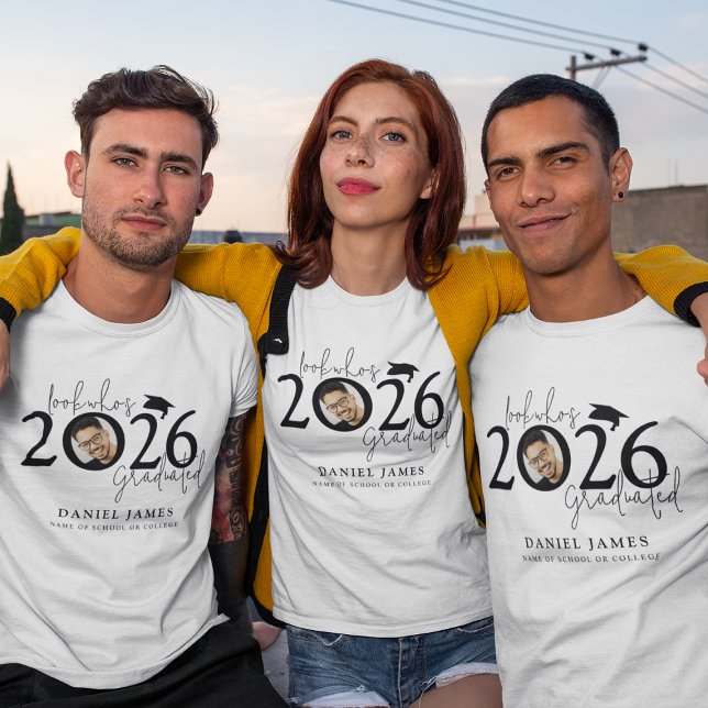 Camiseta Fun Look who's Graduated Photo Graduation (Subido por el creador)