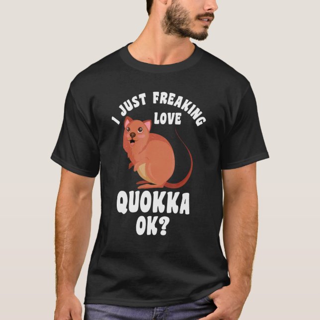 Camiseta Fun Love Quokka Marsupial Animal Quokka (Anverso)