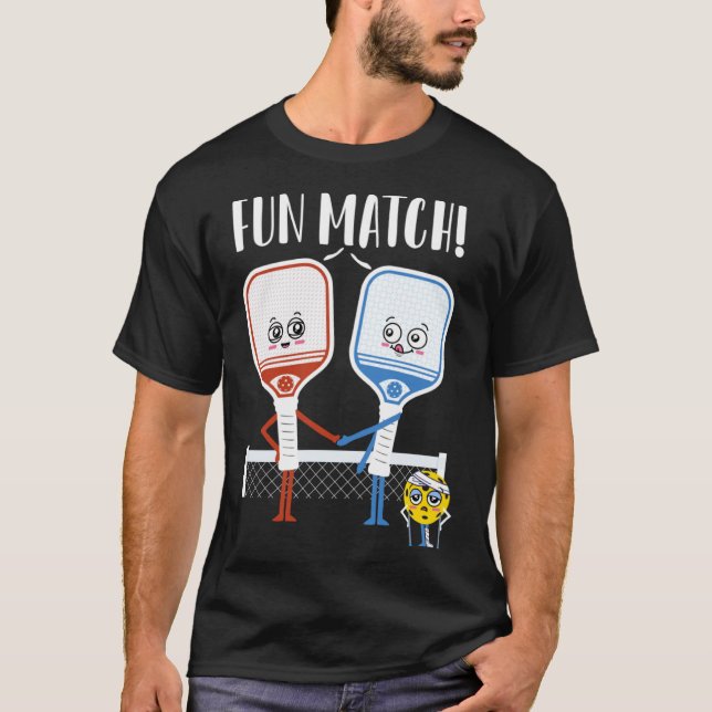 Camiseta Fun Match Pickleball Paddle Pickleball Mujeres (Anverso)