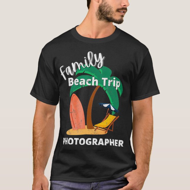 Camiseta Fun Mating Family Beach Road Trip Guay FOTOGRAP (Anverso)