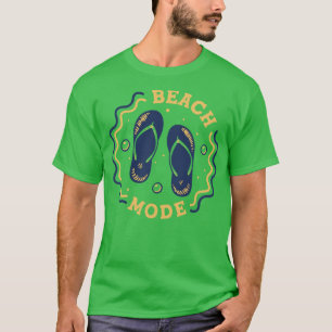 Camiseta Fun modo playa Fun verano Flip Flop Badge 2