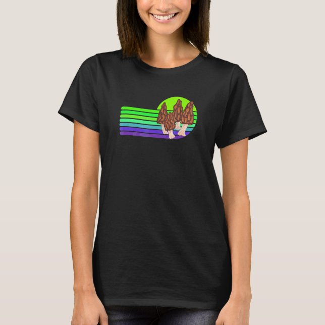 Camiseta Fun Morel Hunting Retro Look 2 (Anverso)