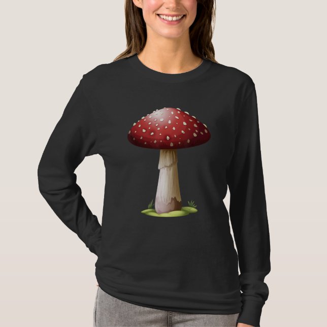 Camiseta Fun Mushrooms Foraging Mycology Fungi Cool Mushroo (Anverso)