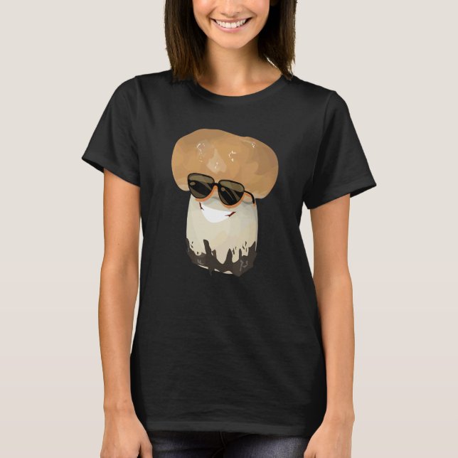 Camiseta Fun Mushrooms Foraging Mycology Fungi Happy Mushro (Anverso)