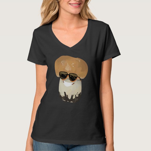 Camiseta Fun Mushrooms Foraging Mycology Fungi Happy Mushro (Anverso)