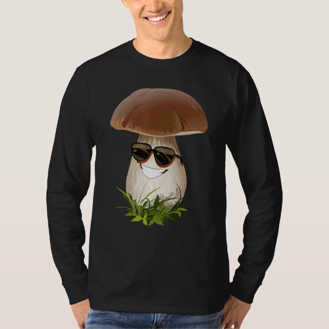 Camiseta Fun Mushrooms Foraging Mycology Fungi Happy Mushro (Anverso)