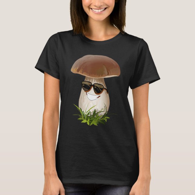 Camiseta Fun Mushrooms Foraging Mycology Fungi Happy Mushro (Anverso)