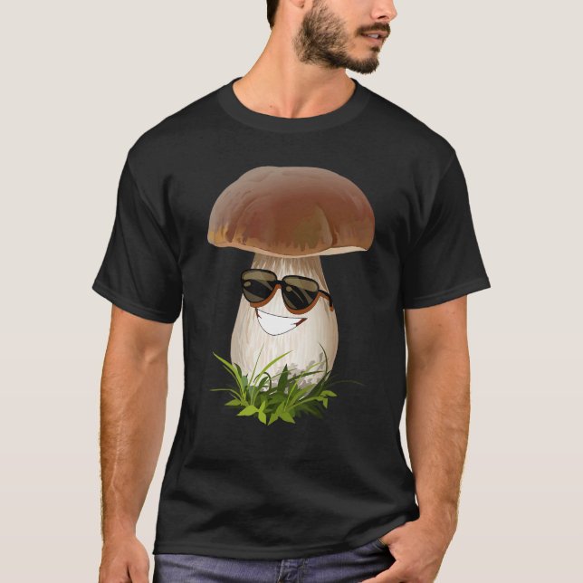 Camiseta Fun Mushrooms Foraging Mycology Fungi Happy Mushro (Anverso)