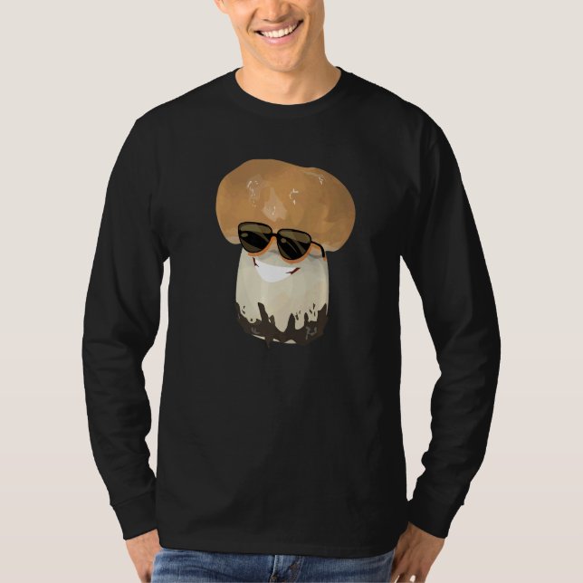 Camiseta Fun Mushrooms Foraging Mycology Fungi Happy Mushro (Anverso)