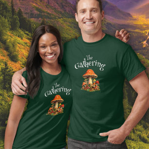 Camiseta Fun Mushrooms personalizados de la Reunión Familia