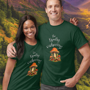 Camiseta Fun Mushrooms personalizados de la Reunión Familia