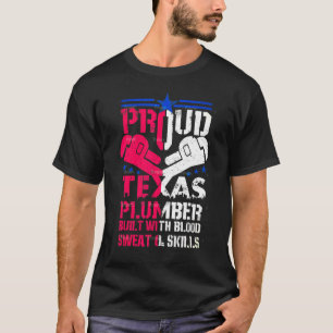 Camiseta Fun Orgulloso Tejano De Plomo Construido Con Sudor