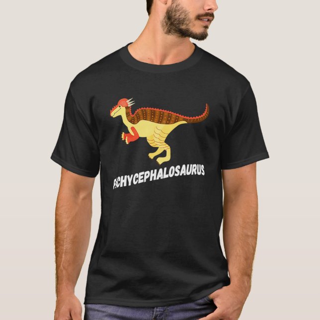 Camiseta Fun Pachycephalosaurus Dinosaur (Anverso)