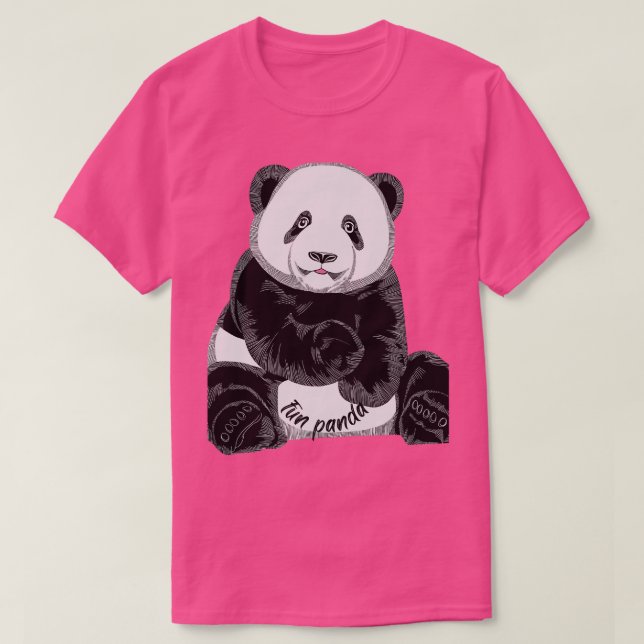 Camiseta Fun panda (Diseño del anverso)