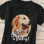 Camiseta Fun Personalizado moderno de Guay Fun Mascota Foto<br><div class="desc">El diseño es moderno y sencillo. Añadir una foto personalizado de su mascota y añadir su nombre,  añadir un mensaje personalizado</div>