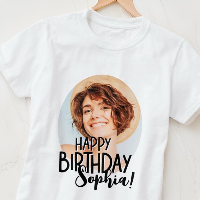 Camiseta Fun Personalizado moderno de Guay Fun Photo Birthd (Subido por el creador)