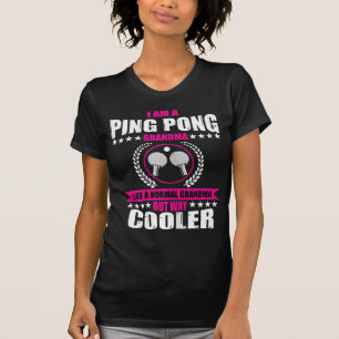 Camiseta Fun Ping Pong Abuela Cita Mesa Tennis Sport Wom