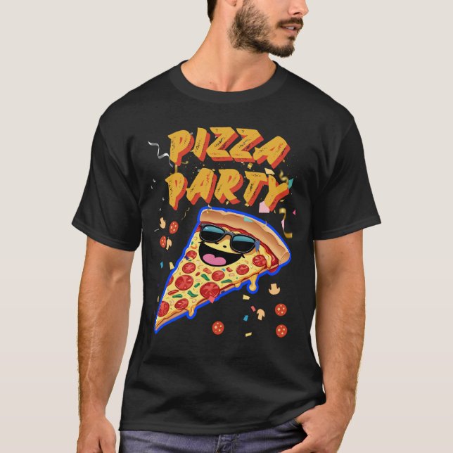 Camiseta Fun Pizza Party (Anverso)