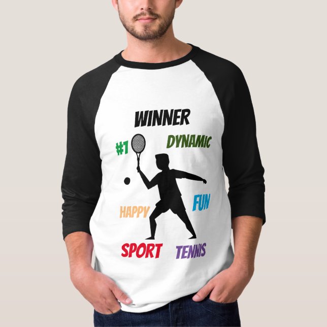 Camiseta Fun player tennis  (Anverso)