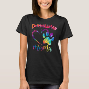 Camiseta Fun Pomeranian Mama Mascota Apparthong Perro Pomer