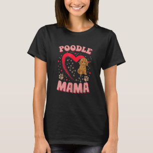 Camiseta Fun Poodle Mama Mascota Apparet Dog Poodle Mom Pre