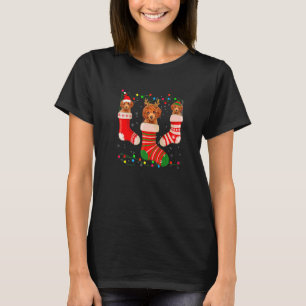 Camiseta Fun Poodle Navidades repartiendo sopla ligera jamb