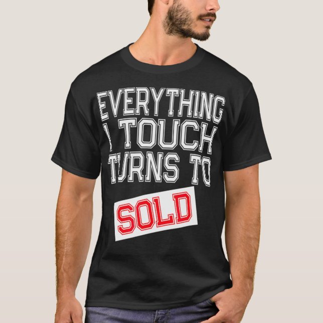 Camiseta Fun Real Estate Agent Auctioneer Broker Gift _1  (Anverso)