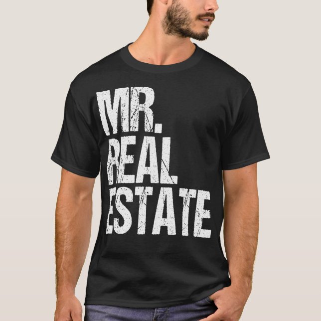 Camiseta Fun Real Estate Agent Broker Investor Residential  (Anverso)