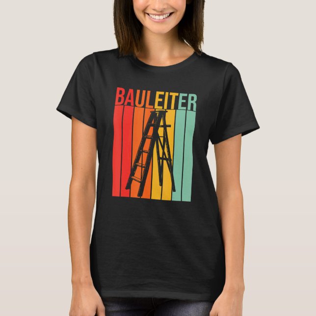 Camiseta Fun Retro Construcción Lugar De Construcción De La (Anverso)