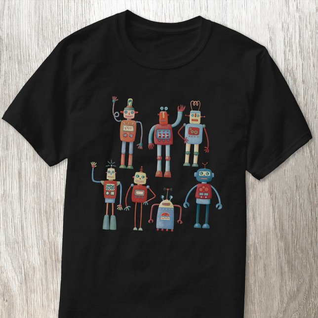 Camiseta Fun Retro Robot (Fun retro robot t-shirt)