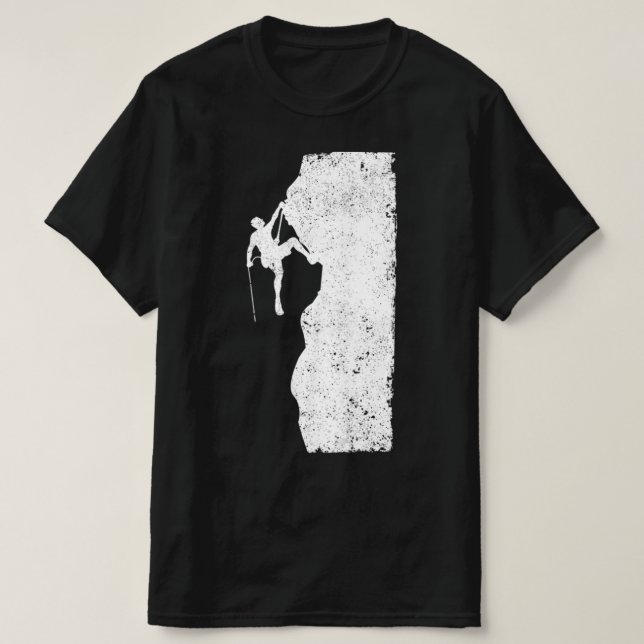 Camiseta Fun Rock Climbing Mountain Bouldering Moun (Diseño del anverso)