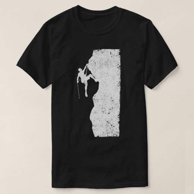 Camiseta Fun Rock Climbing Mountain Bouldering Moun (Diseño del anverso)