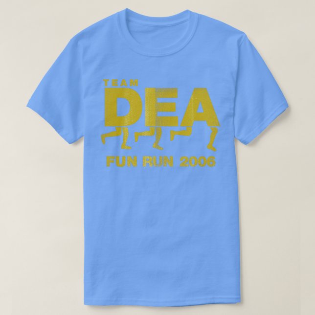 Camiseta Fun Run de DEA (Diseño del anverso)