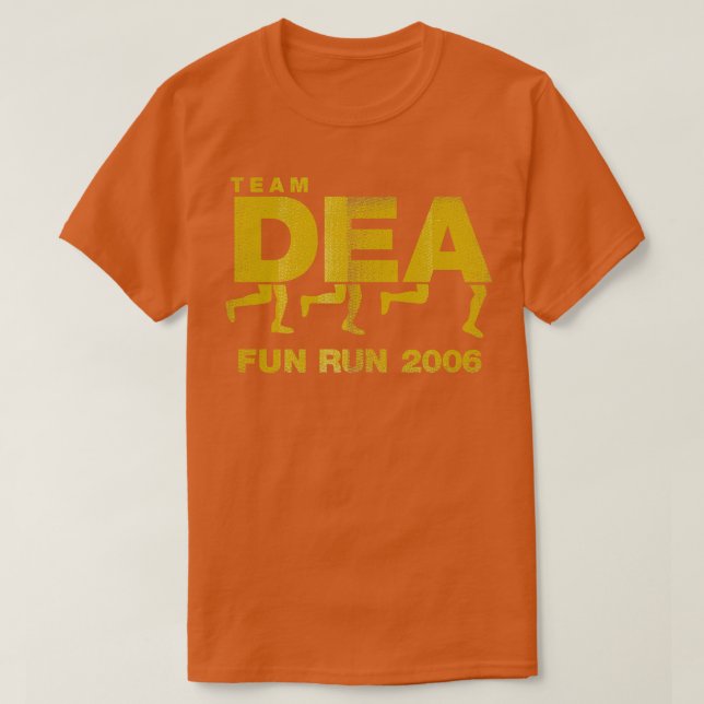 Camiseta Fun Run de DEA (Diseño del anverso)