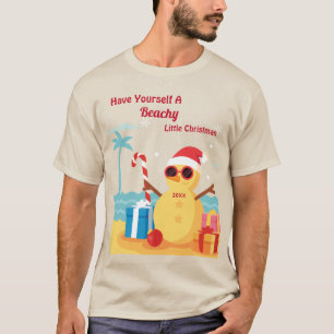 Camiseta Fun Santa Claus Navidades de vacaciones Personaliz