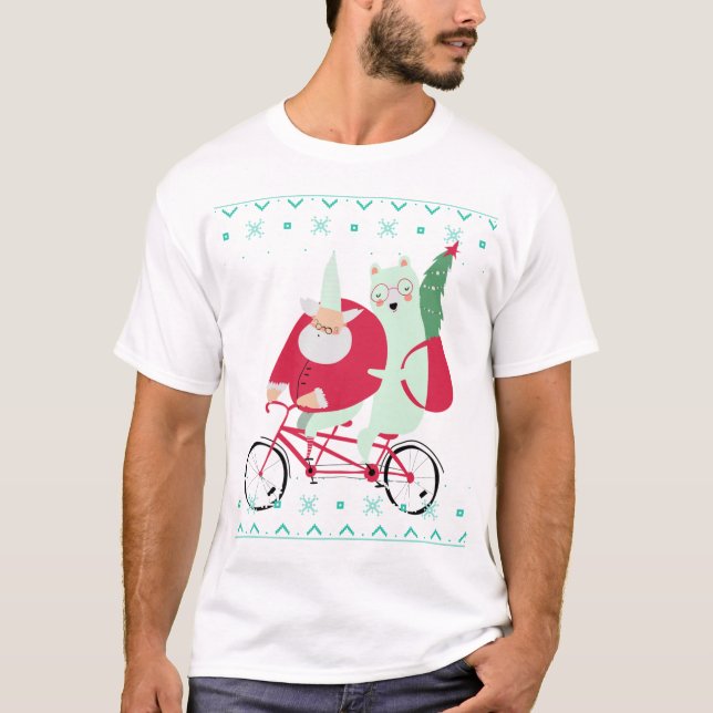 Camiseta Fun Santa Claus Navidades Vacaciones (Anverso)