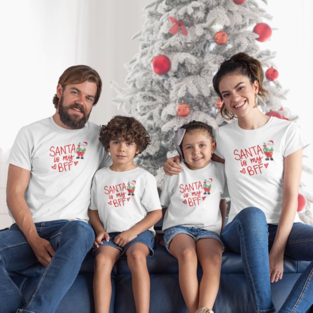 Camiseta Fun Santa es mi humor de Navidades de BFF (Subido por el creador)