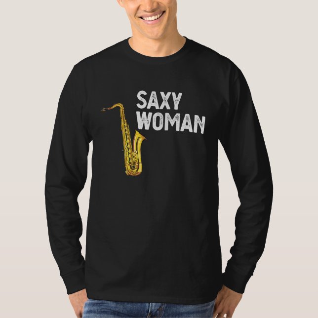 Camiseta Fun saxophone  for players (Anverso)