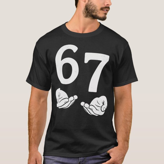 Camiseta Fun Six Seven 6 7 Funny 67 Gen Alpha Slang 6-7 Mem (Anverso)