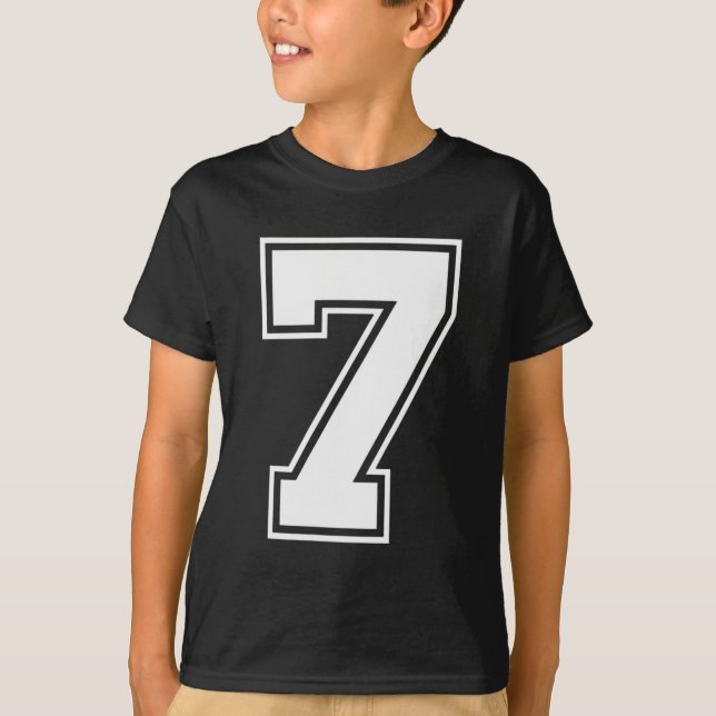 Camiseta Fun Six Seven 6 7 Meme Design  (Anverso)