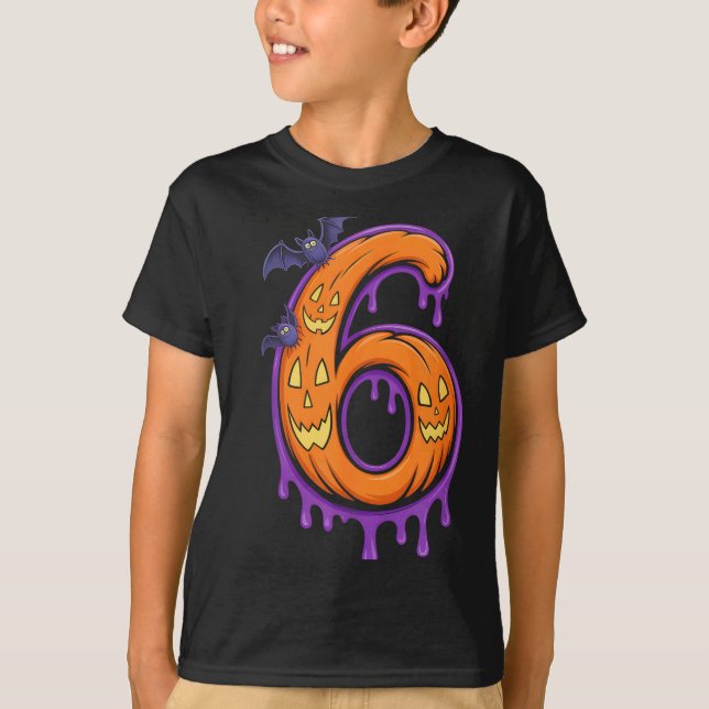 Camiseta Fun Six Seven 6 7 Meme Design Couples Halloween  (Anverso)