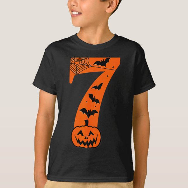 Camiseta Fun Six Seven 6 7 Meme Design Couples Halloween  (Anverso)