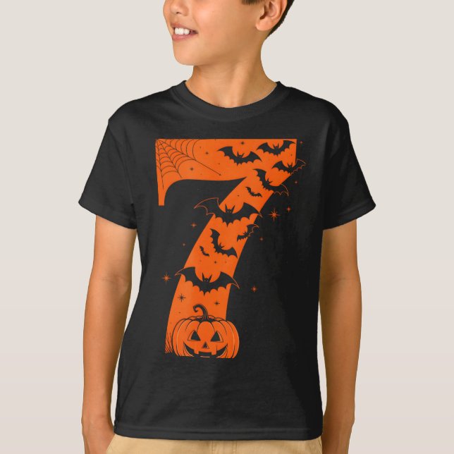 Camiseta Fun Six Seven 6 7 Meme Design Couples Halloween  (Anverso)